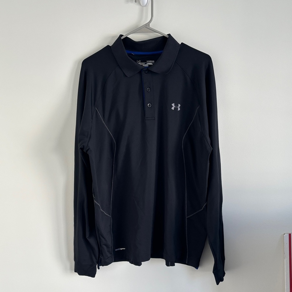 Under Armour Men's Dark Long Sleeve Polo